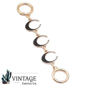 New! “C” Inspired Extension Chain For Shoulder Bag/handbag. (Black)